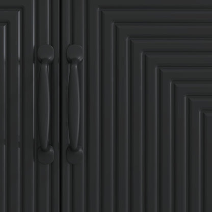 Sideboard Black 89 x 34.5 x 80 cm Engineered Wood