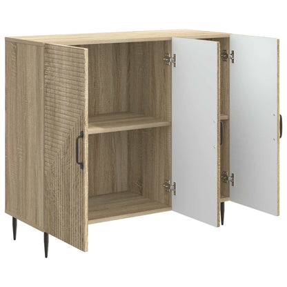 Sideboard Sonoma Oak 89 x 34.5 x 80 cm Engineered Wood