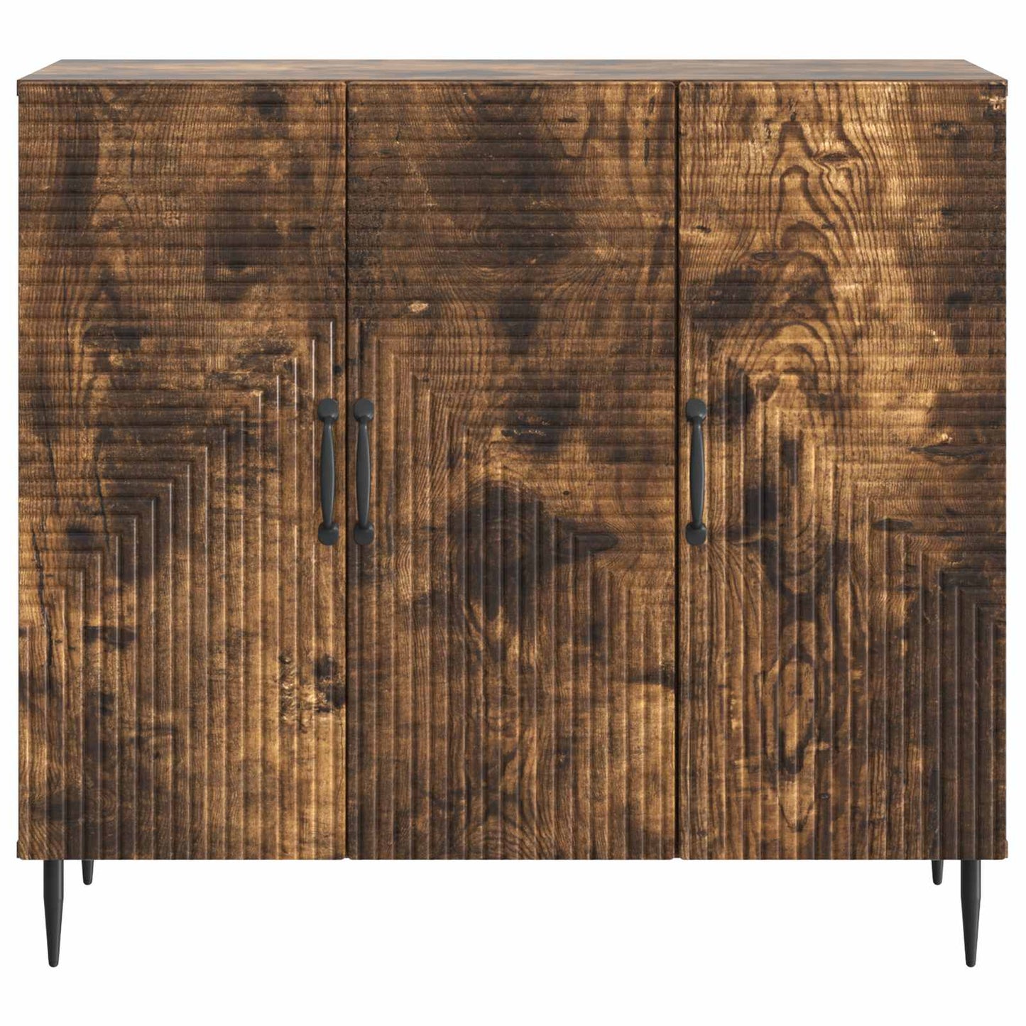 Sideboard Smoked Oak 89 x 34.5 x 80 cm Engineered Wood