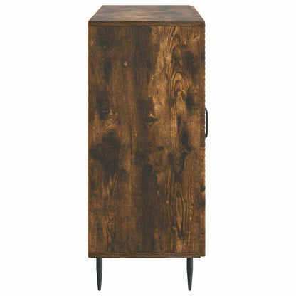 Sideboard Smoked Oak 89 x 34.5 x 80 cm Engineered Wood