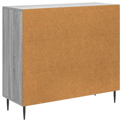 Sideboard Grey Sonoma 89 x 34.5 x 80 cm Engineered Wood
