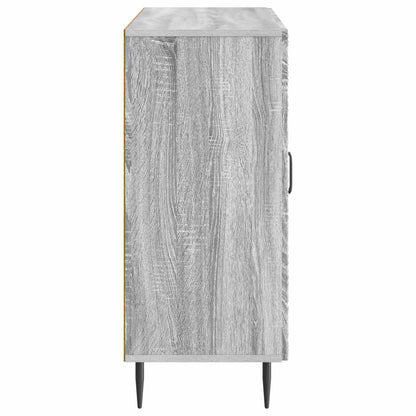 Sideboard Grey Sonoma 89 x 34.5 x 80 cm Engineered Wood