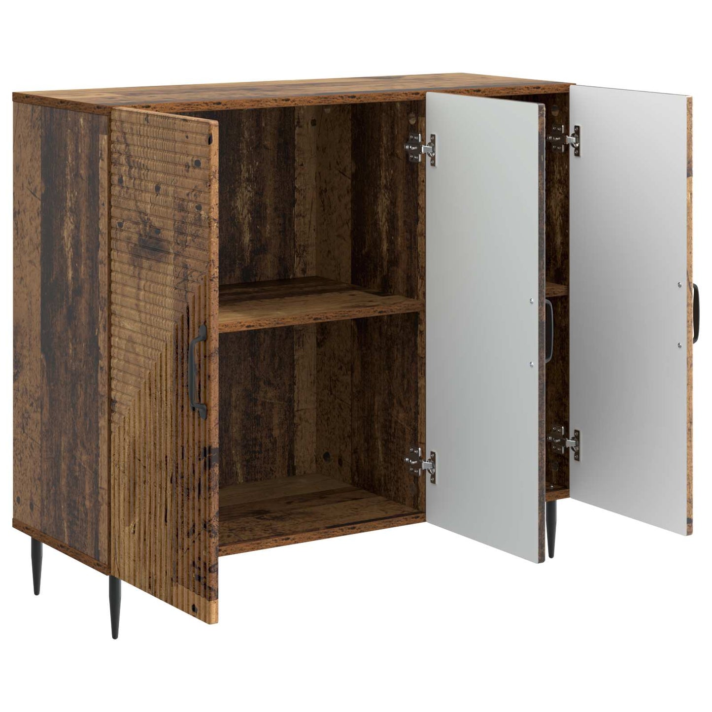 Sideboard Old Wood 89 x 34.5 x 80 cm Engineered Wood