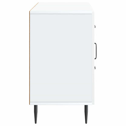 Sideboard with Drawer White 89 x 34.5 x 60 cm Engineered Wood