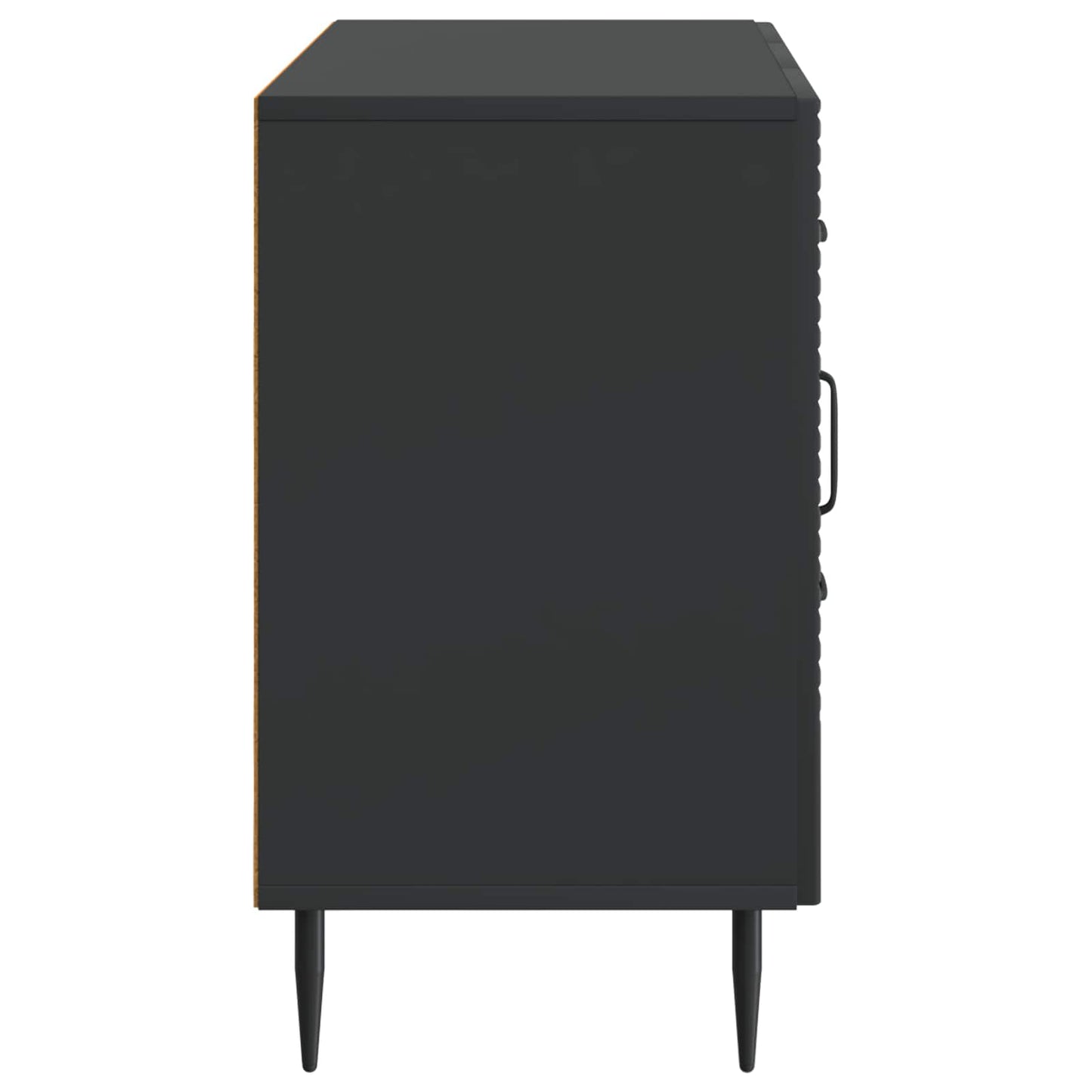 Sideboard with Drawer Black 89 x 34.5 x 60 cm Engineered Wood