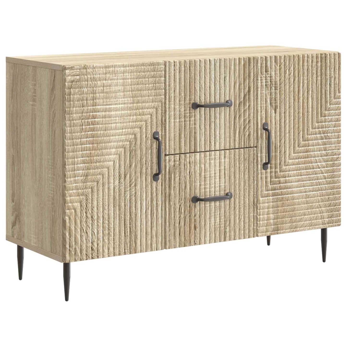 Sideboard Sonoma Oak 89 x 34.5 x 60 cm Engineered Wood