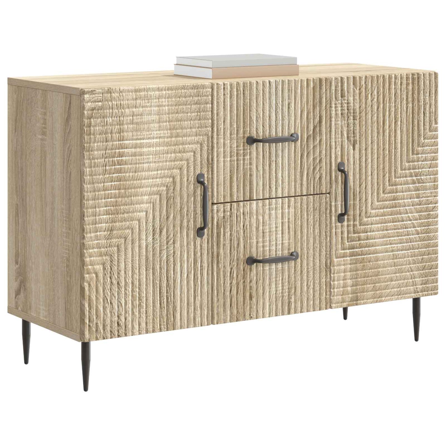 Sideboard Sonoma Oak 89 x 34.5 x 60 cm Engineered Wood