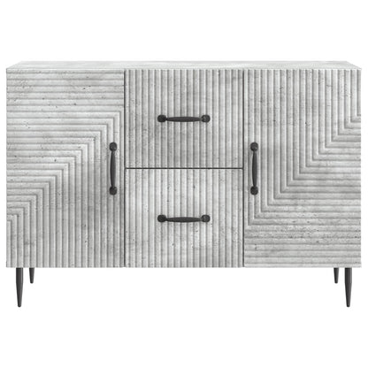 Sideboard Concrete Grey 89 x 34.5 x 60 cm Engineered Wood
