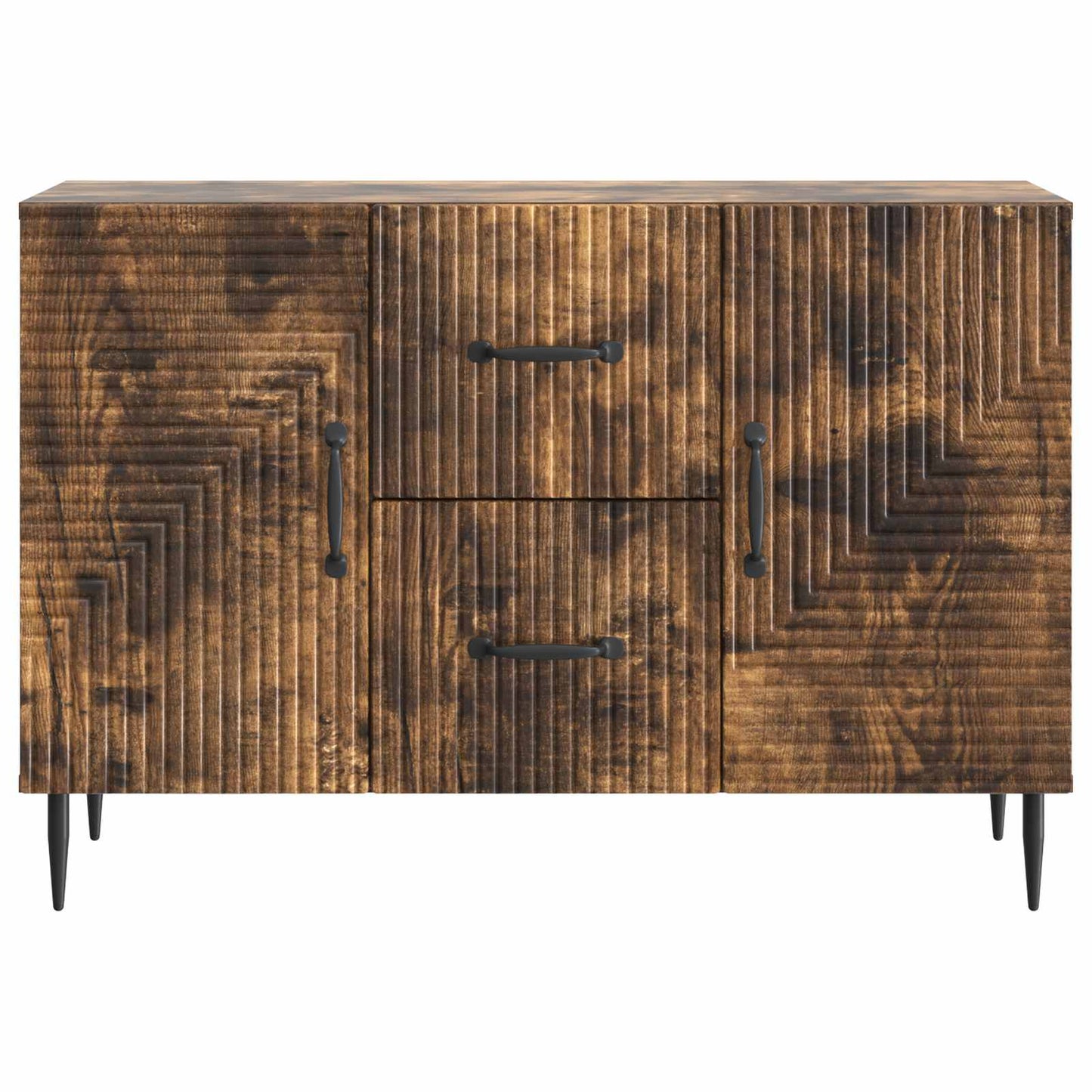 Sideboard Smoked Oak 89 x 34.5 x 60 cm Engineered Wood