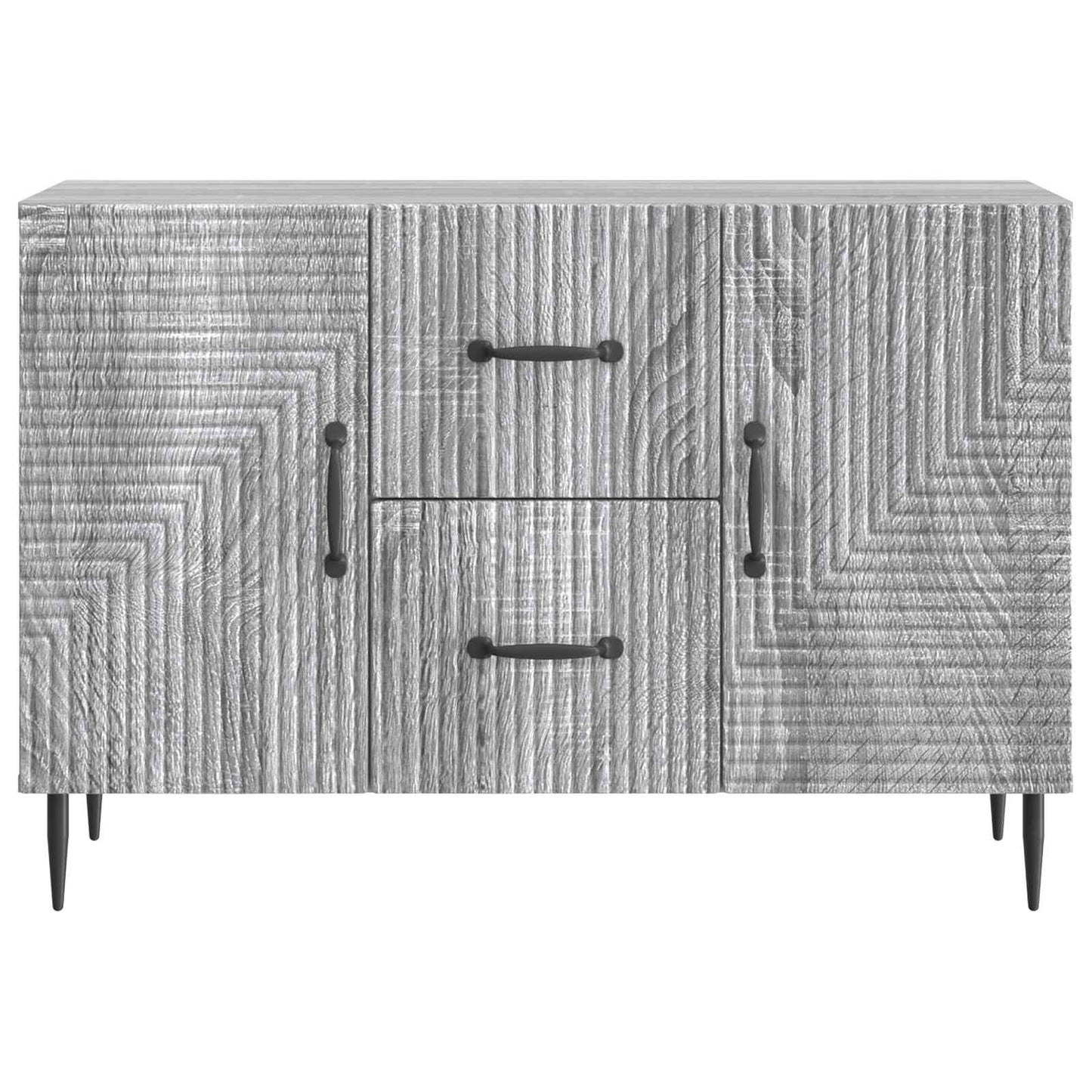 Sideboard Grey Sonoma 89 x 34.5 x 60 cm Engineered Wood