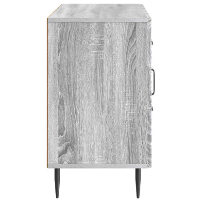 Sideboard Grey Sonoma 89 x 34.5 x 60 cm Engineered Wood