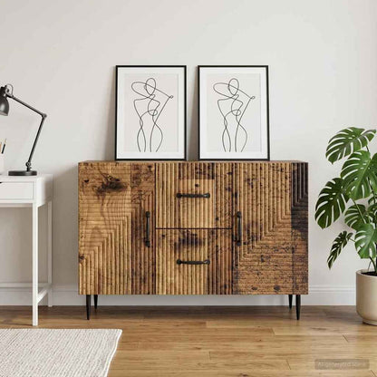 Sideboard Old Wood 89 x 34.5 x 60 cm Engineered Wood