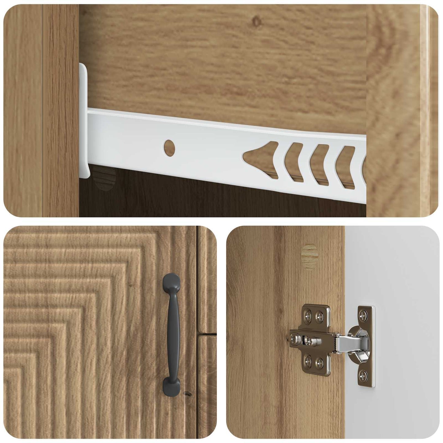Sideboard Artisan Oak 89 x 34.5 x 60 cm Engineered Wood
