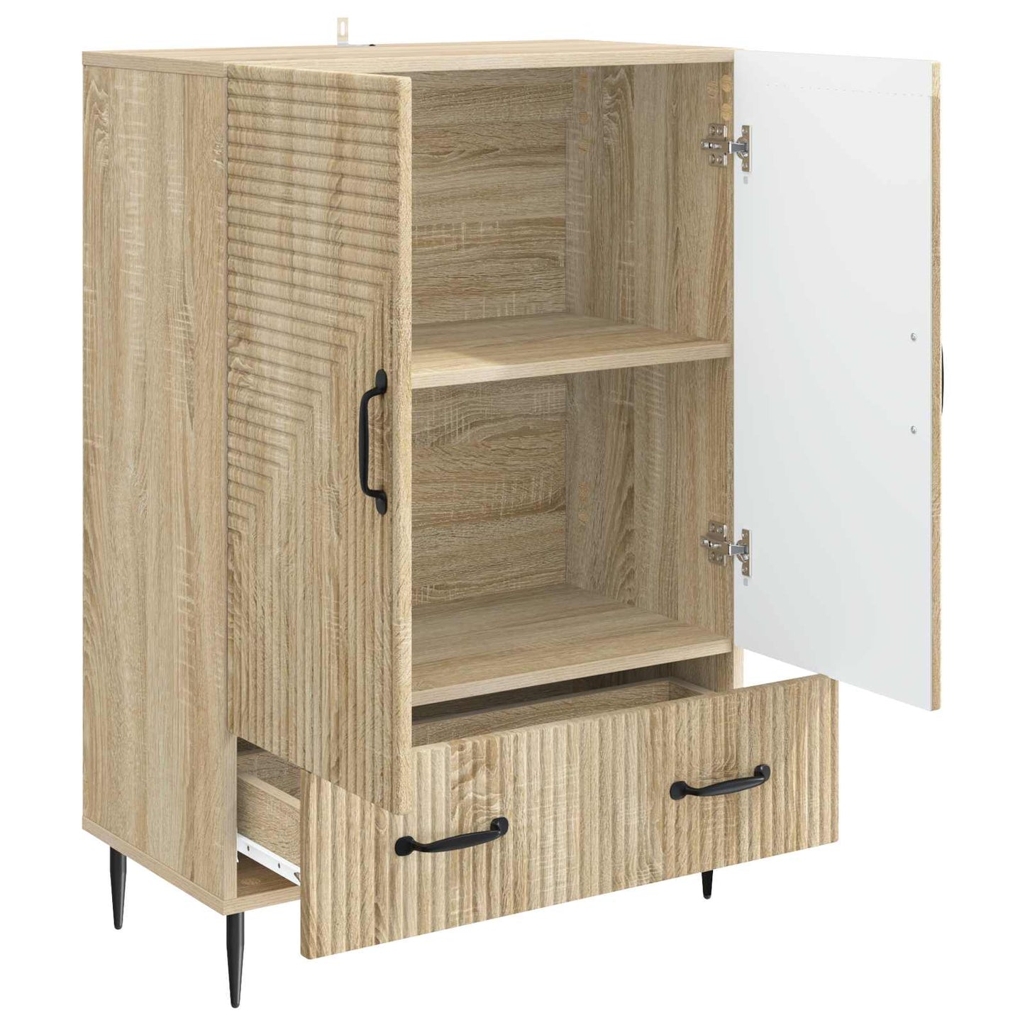 Sideboard Sonoma Oak 66 x 34.5 x 95 cm Engineered Wood