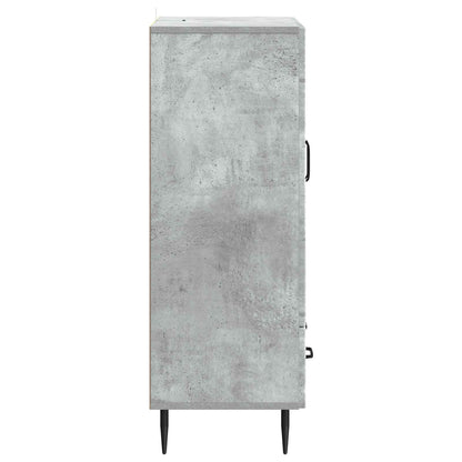 Sideboard Concrete Grey 66 x 34.5 x 95 cm Engineered Wood