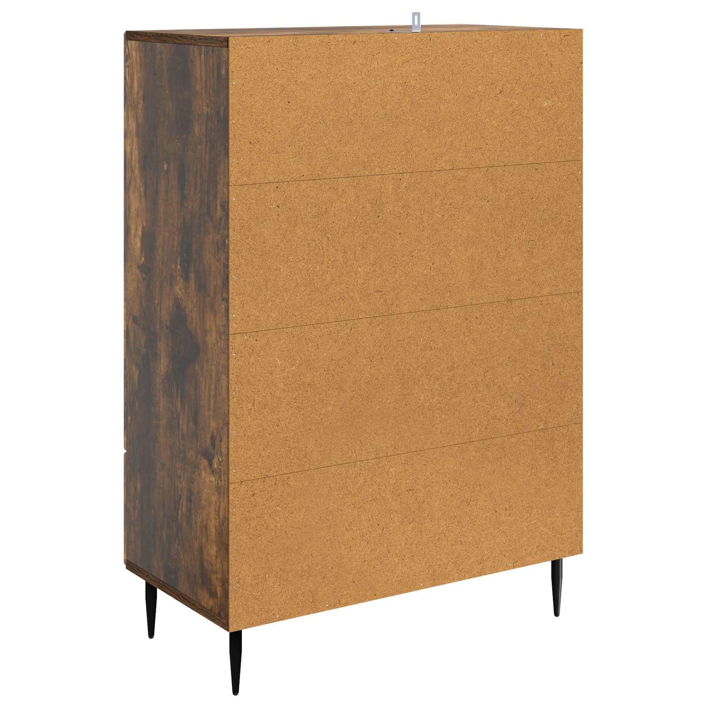 Sideboard Smoked Oak 66 x 34.5 x 95 cm Engineered Wood