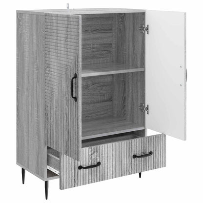 Sideboard Grey Sonoma 66 x 34.5 x 95 cm Engineered Wood
