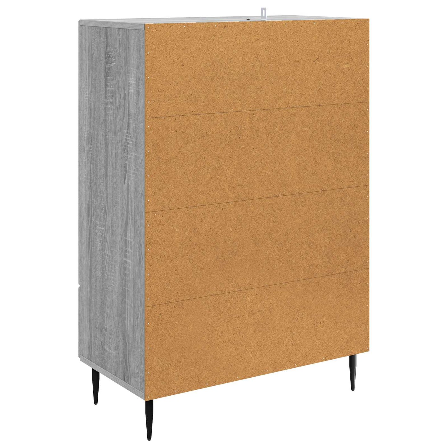 Sideboard Grey Sonoma 66 x 34.5 x 95 cm Engineered Wood
