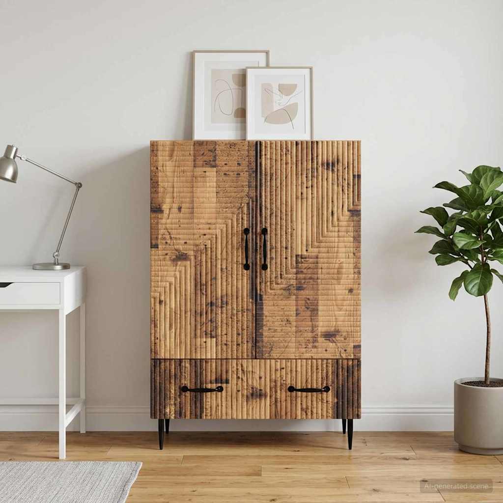 Sideboard Old Wood 66 x 34.5 x 95 cm Engineered Wood
