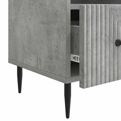 TV Cabinet Concrete Grey 102 x 34.5 x 50 cm Engineered Wood