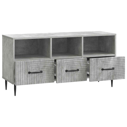 TV Cabinet Concrete Grey 102 x 34.5 x 50 cm Engineered Wood