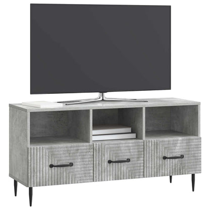 TV Cabinet Concrete Grey 102 x 34.5 x 50 cm Engineered Wood