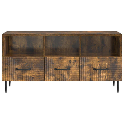 TV Cabinet Smoked Oak 102 x 34.5 x 50 cm Engineered Wood