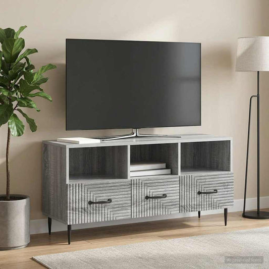 TV Cabinet Grey Sonoma 102 x 34.5 x 50 cm Engineered Wood