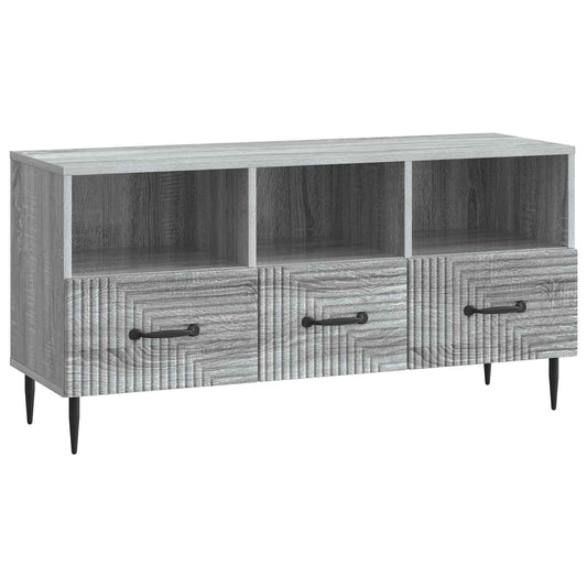 TV Cabinet Grey Sonoma 102 x 34.5 x 50 cm Engineered Wood