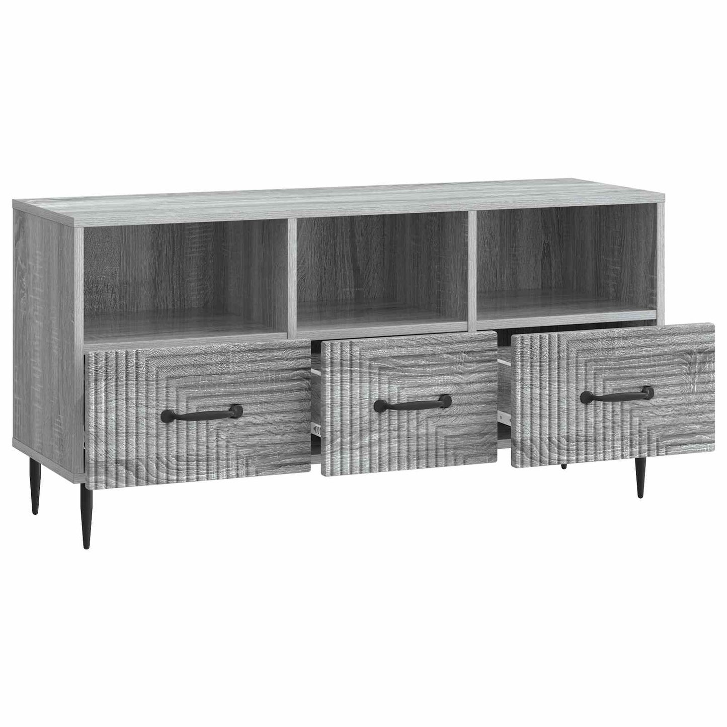 TV Cabinet Grey Sonoma 102 x 34.5 x 50 cm Engineered Wood