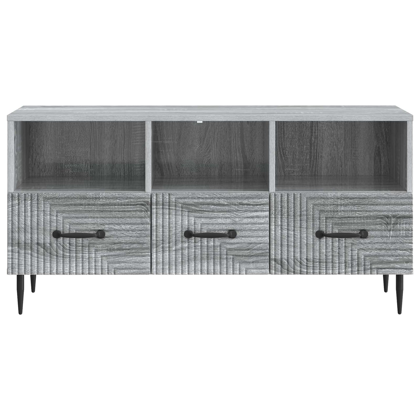 TV Cabinet Grey Sonoma 102 x 34.5 x 50 cm Engineered Wood