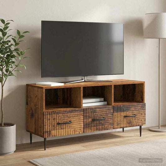 TV Cabinet Old Wood 102 x 34.5 x 50 cm Engineered Wood