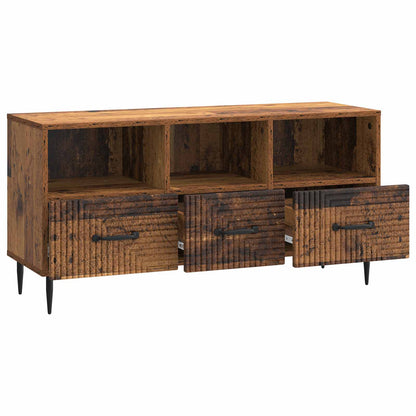 TV Cabinet Old Wood 102 x 34.5 x 50 cm Engineered Wood