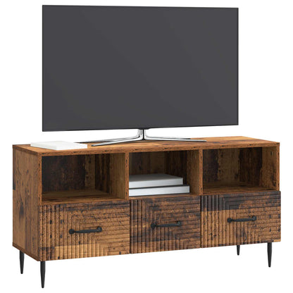 TV Cabinet Old Wood 102 x 34.5 x 50 cm Engineered Wood