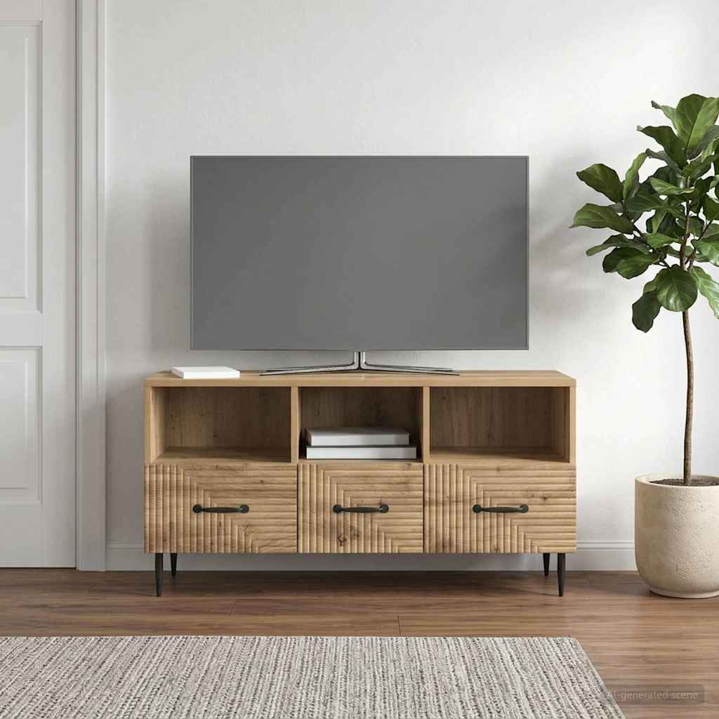 TV Cabinet Artisan Oak 102 x 34.5 x 50 cm Engineered Wood