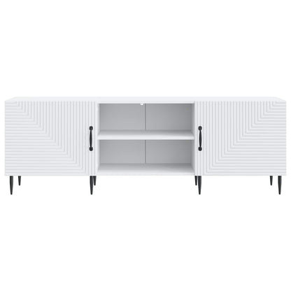 TV Cabinet White 150 x 31 x 50 cm Engineered Wood