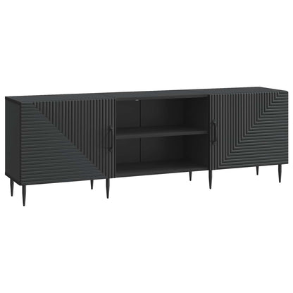 TV Cabinet Black 150 x 31 x 50 cm Engineered Wood