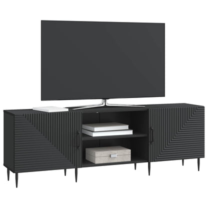 TV Cabinet Black 150 x 31 x 50 cm Engineered Wood