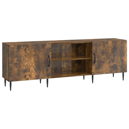 TV Cabinet Smoked Oak 150 x 31 x 50 cm Engineered Wood