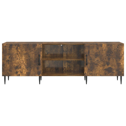 TV Cabinet Smoked Oak 150 x 31 x 50 cm Engineered Wood