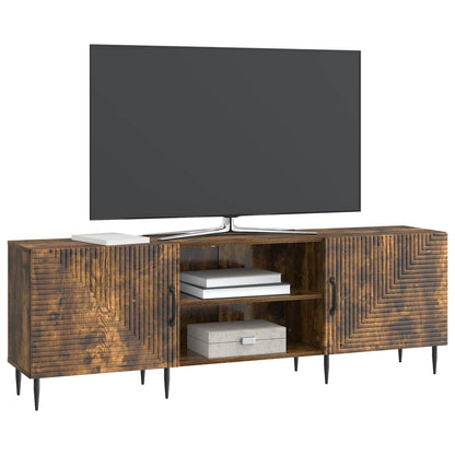 TV Cabinet Smoked Oak 150 x 31 x 50 cm Engineered Wood