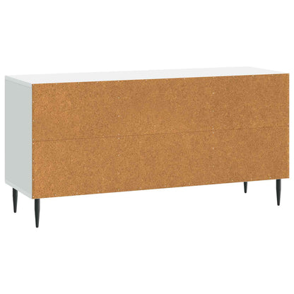 TV Cabinet White 102 x 34.5 x 50 cm Engineered Wood