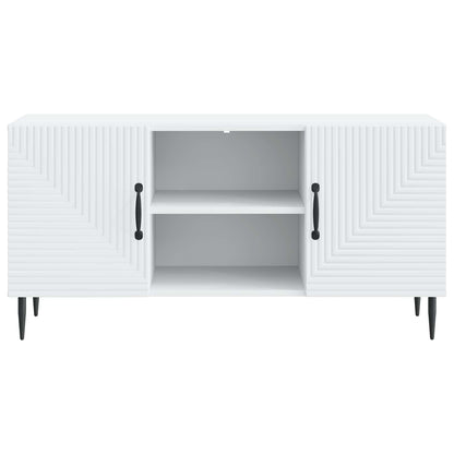 TV Cabinet White 102 x 34.5 x 50 cm Engineered Wood