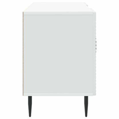 TV Cabinet White 102 x 34.5 x 50 cm Engineered Wood
