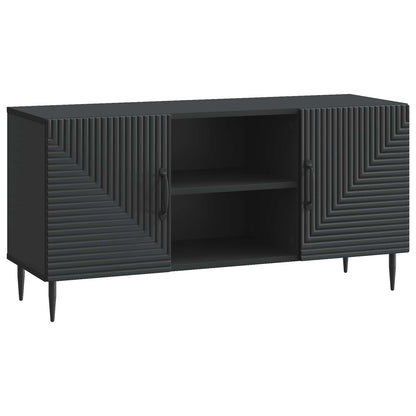 TV Cabinet Black 102 x 34.5 x 50 cm Engineered Wood