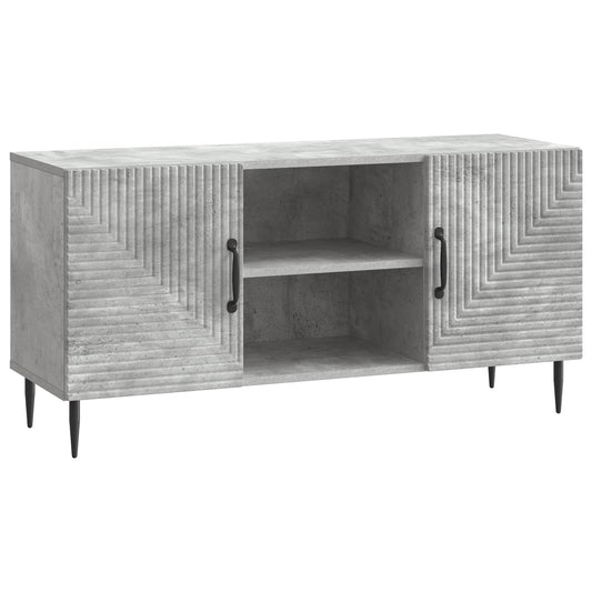 TV Cabinet Concrete Grey 102 x 34.5 x 50 cm Engineered Wood
