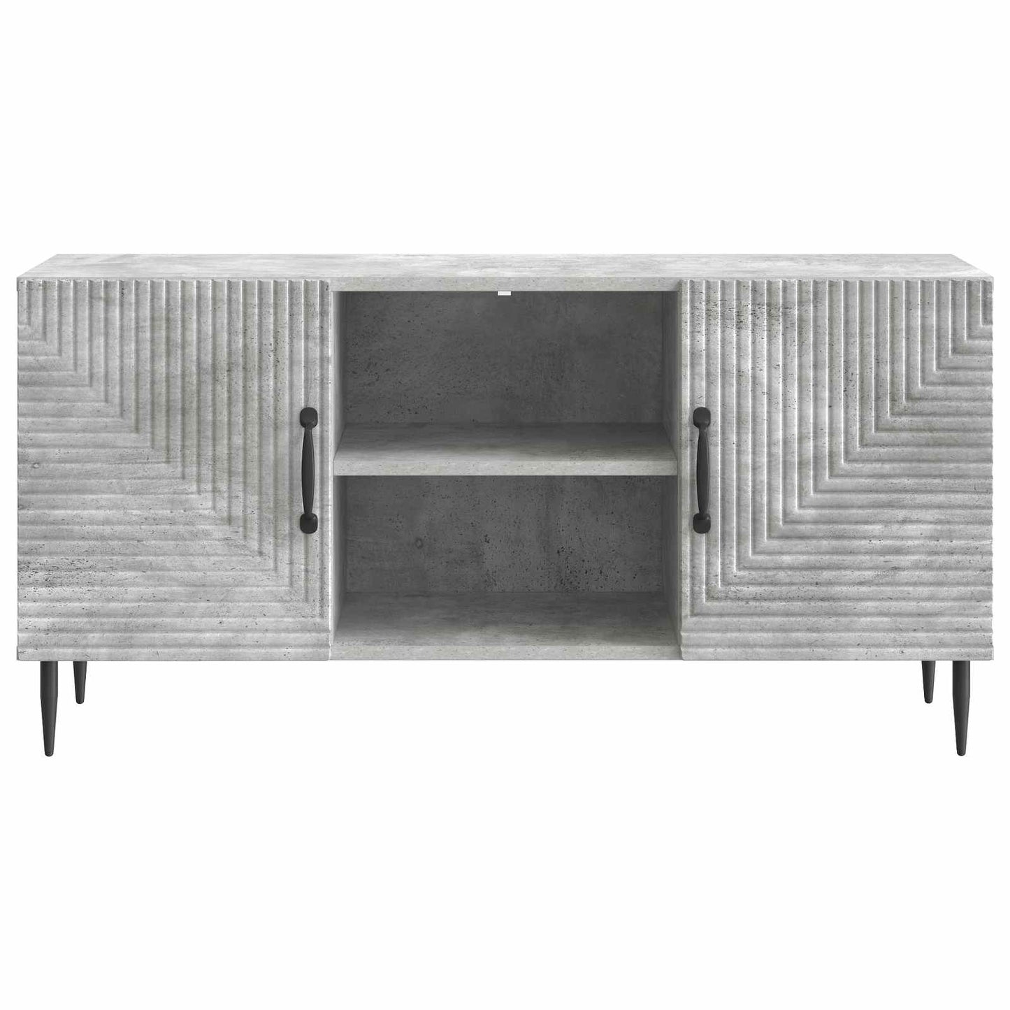 TV Cabinet Concrete Grey 102 x 34.5 x 50 cm Engineered Wood