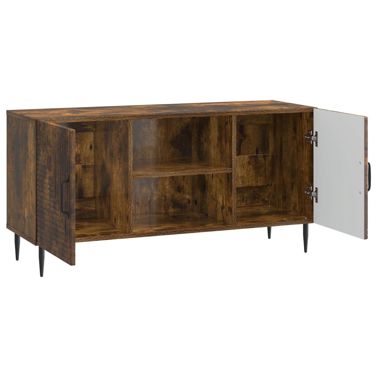 TV Cabinet Smoked Oak 102 x 34.5 x 50 cm Engineered Wood