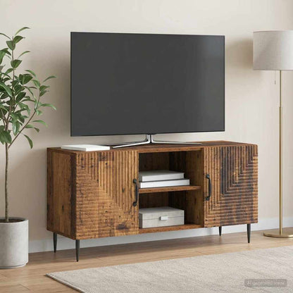 TV Cabinet Old Wood 102 x 34.5 x 50 cm Engineered Wood