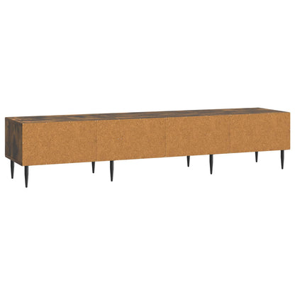 TV Cabinet Smoked Oak 147 x 34.5 x 30 cm Engineered Wood